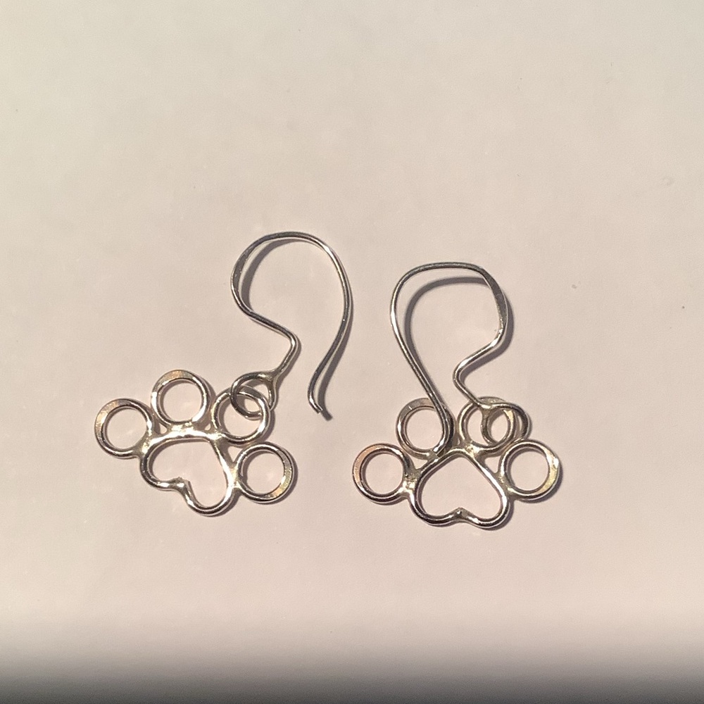 Jenni K Dog Paw Earrings